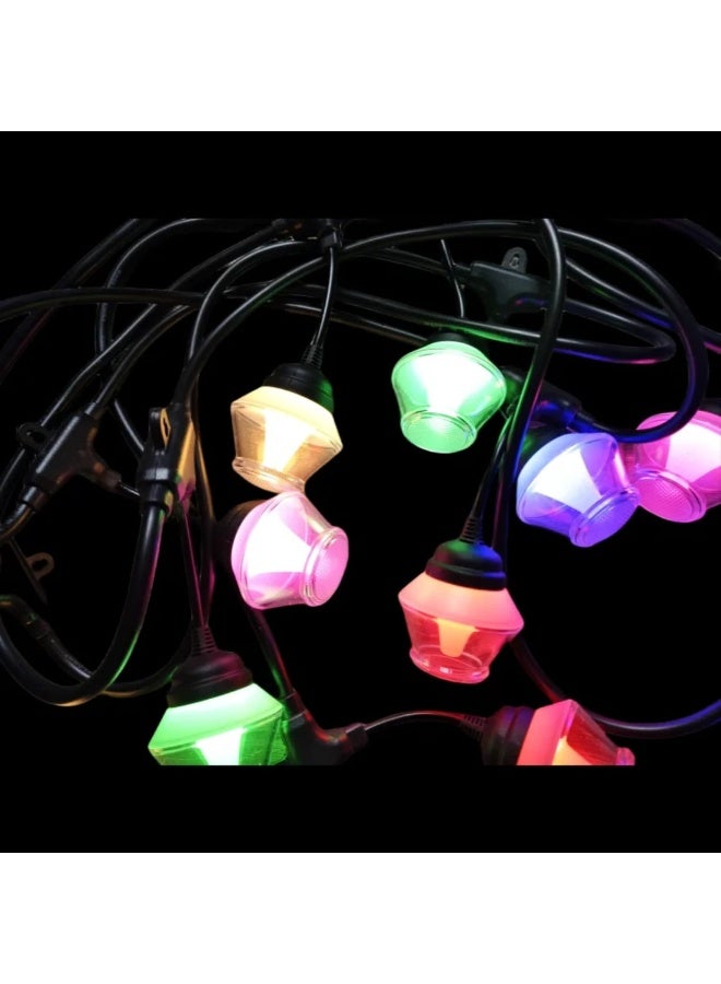 NERFA Ramadan Decorative LED Rope Lights – 5 Meter Multicolor String - Image 3